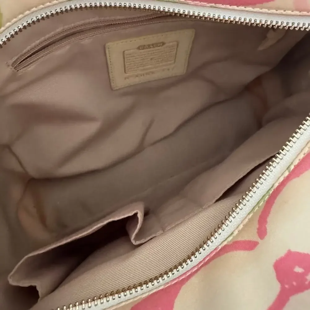 Coach Hamptons Rainbow Pastel Signature Scribble Tote Bag Purse Y2K Style 247 - Picture 9 of 15